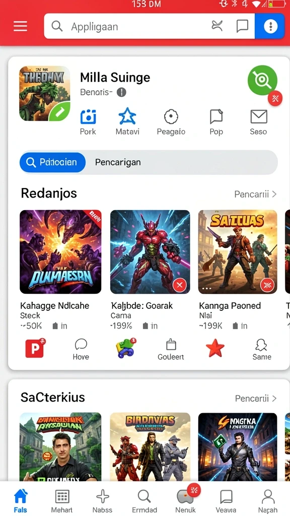 Tampilan antarmuka yang menarik dan mudah digunakan.