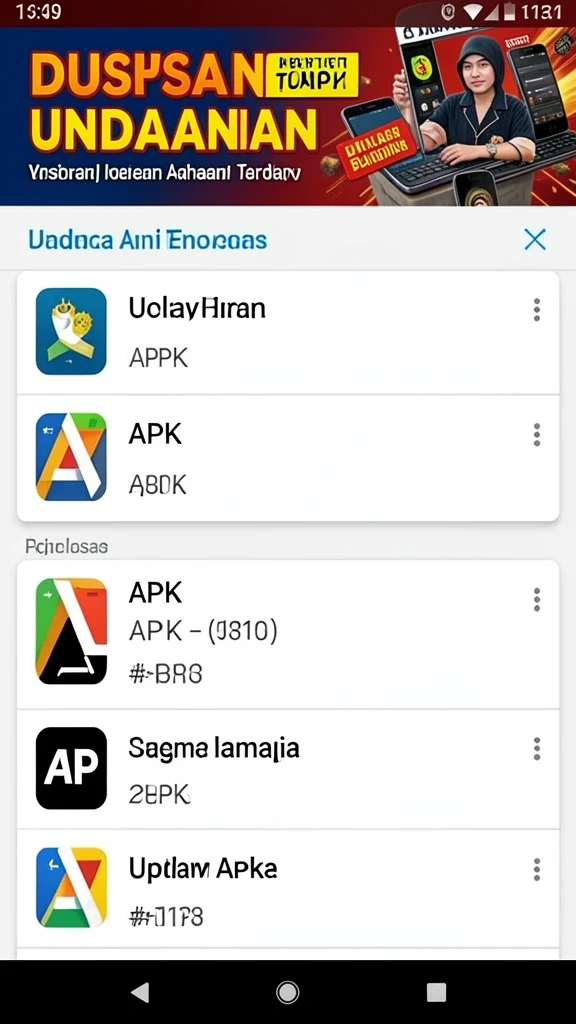 Tampilan awal yang menawan dan penuh warna.