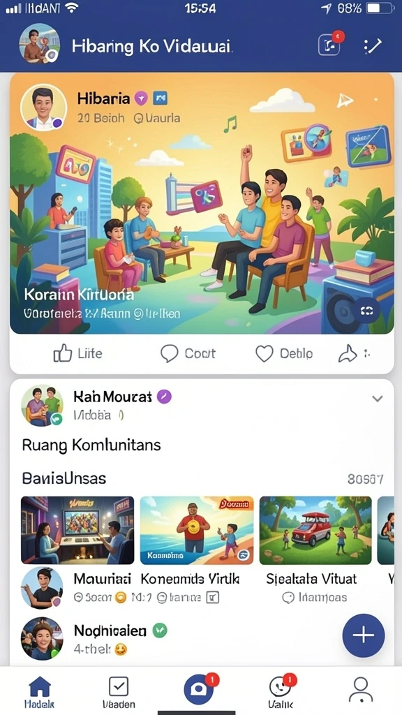 Berbagai karakter menarik untuk dipilih.