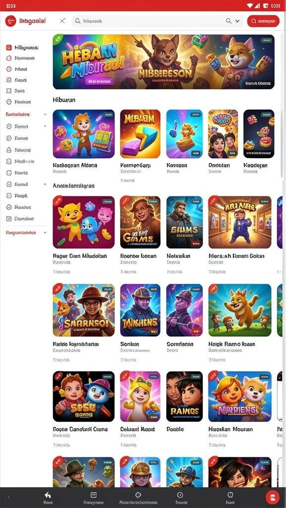 Screenshot menggambarkan salah satu level menantang yang harus diselesaikan.