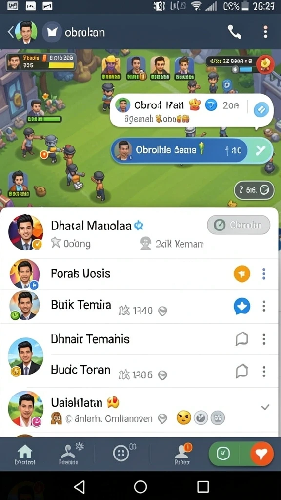 Fitur sosial untuk interaksi antar pengguna.