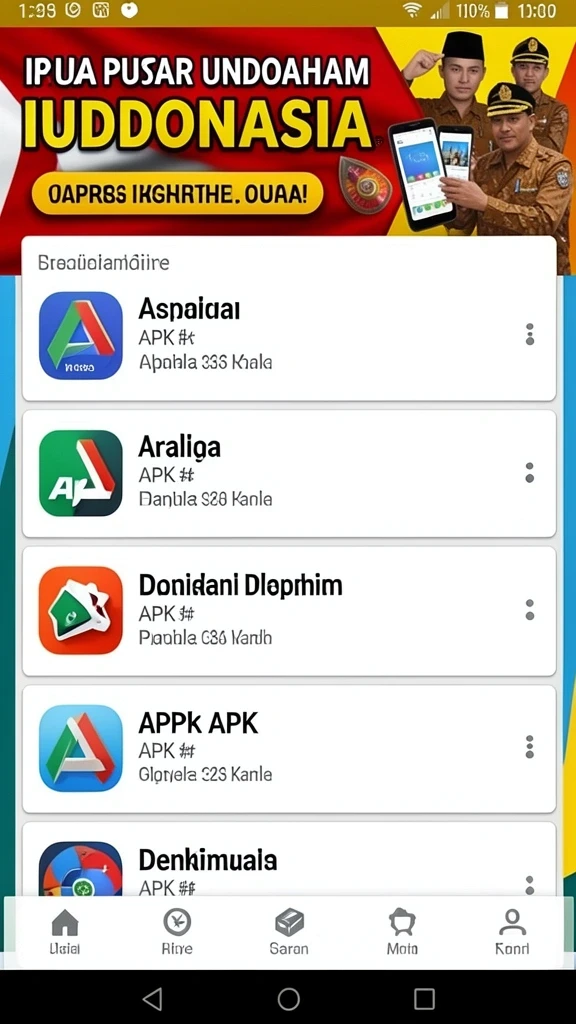 Tampilan antarmuka yang user-friendly.