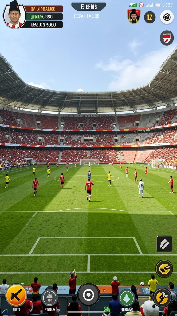 Screen shoot fitur multiplayer dengan teman-teman.