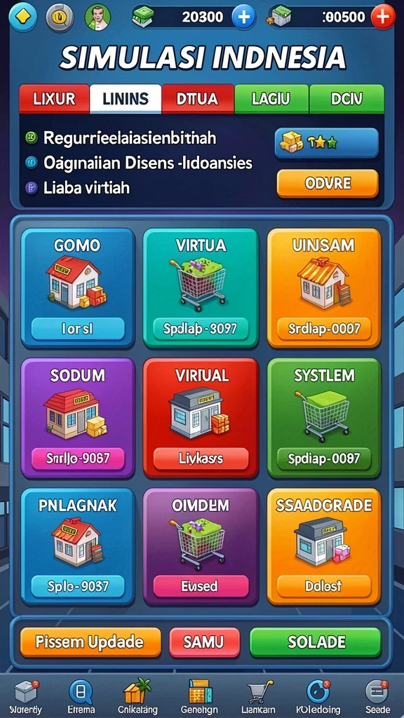 Screenshot memperlihatkan item baru yang dapat digunakan dalam permainan.