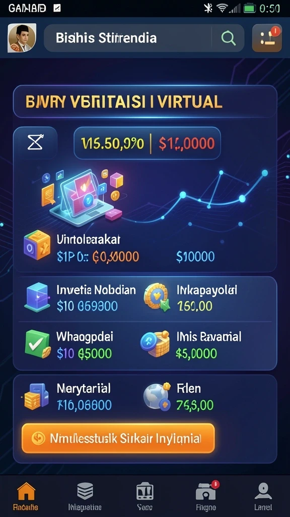 Grafik cerah dan penuh warna.