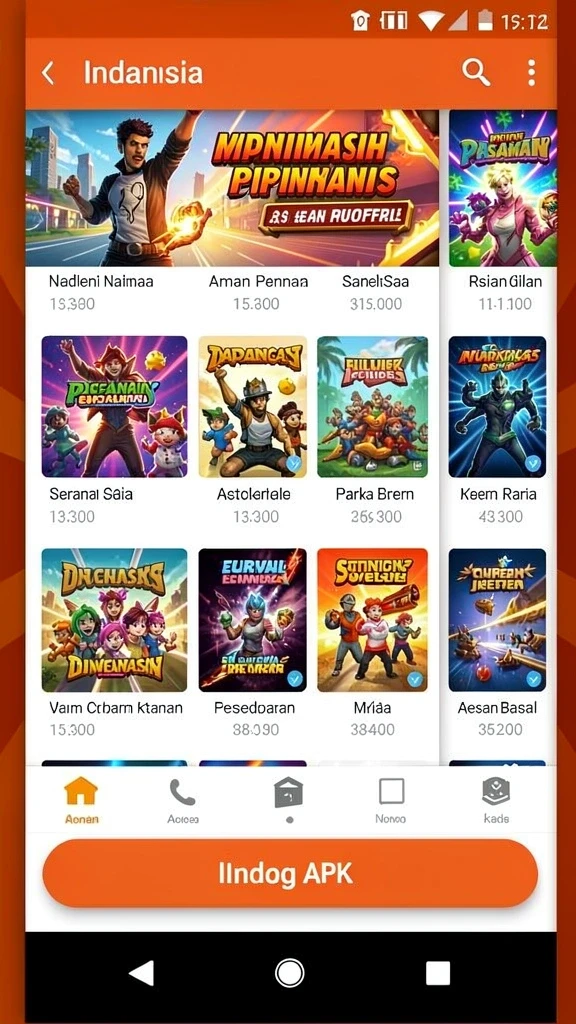 Screenshot permainan dengan grafis menawan dan warna cerah.