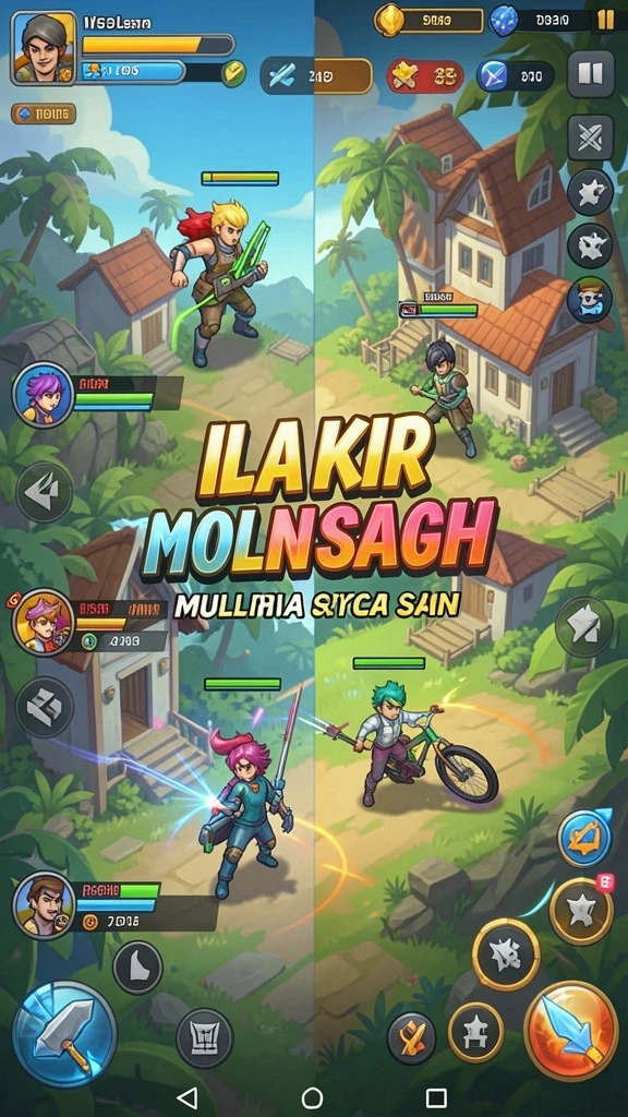 Tampilan grafis yang memukau dan penuh warna.