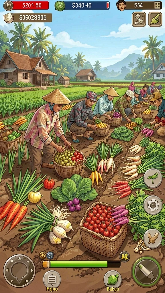 Kompetisi seru dengan pemain lain secara online.