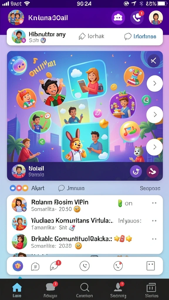 Screenshot dari level menantang di K3K3.