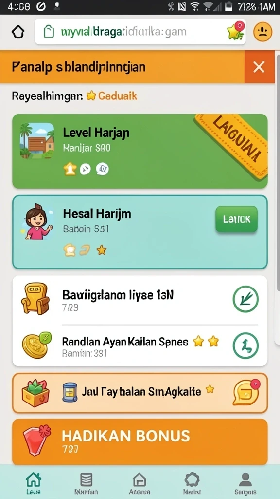 Tampilan antarmuka yang menarik dan mudah dinavigasi.