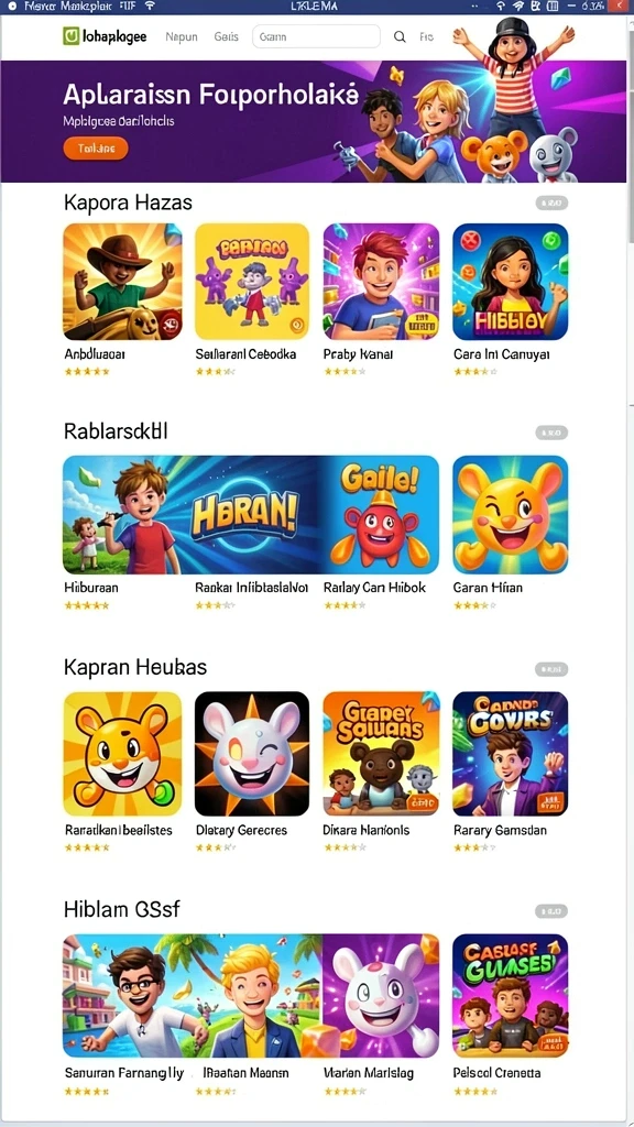 Karakter-karakter unik dalam game ini.