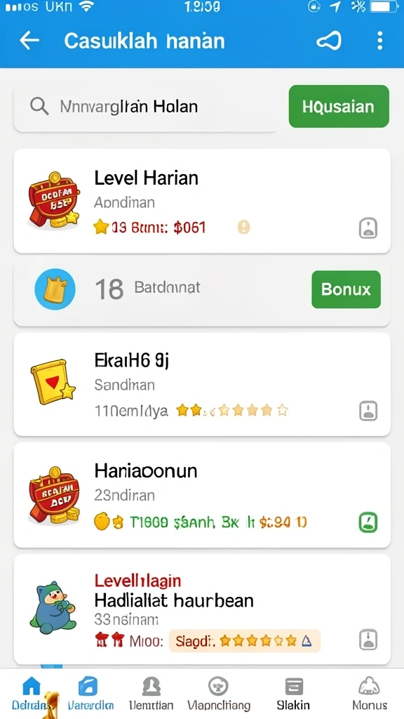 Tampilan menu utama PPHOKI yang menarik.