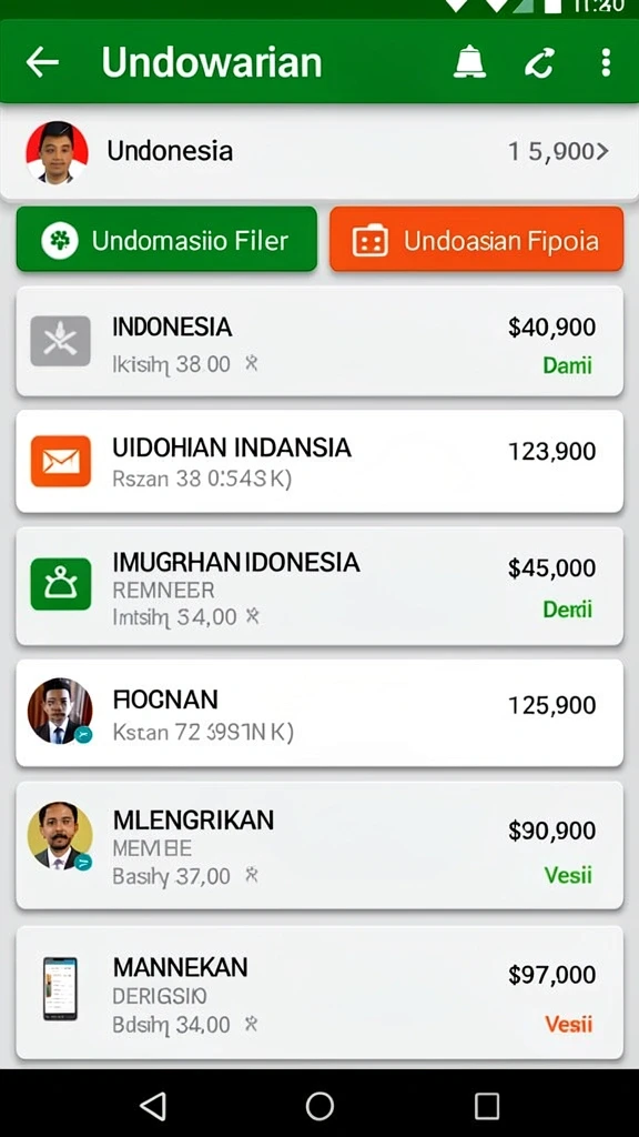 Pemandangan dunia fantasi yang menakjubkan.