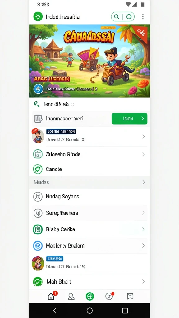 Fitur pasar untuk menjual hasil pertanian.