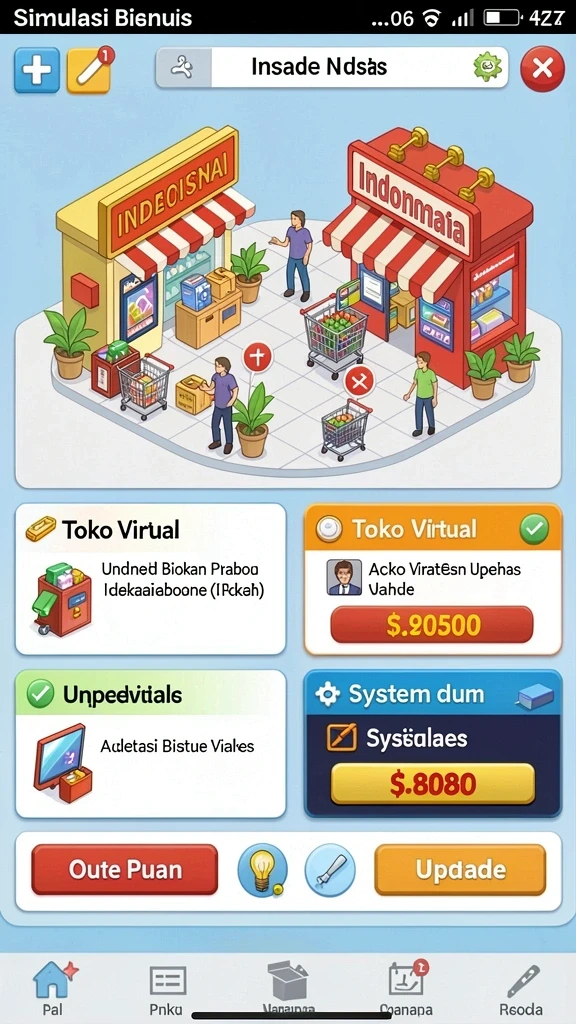 Tampilan antarmuka yang ramah pengguna dan menarik.