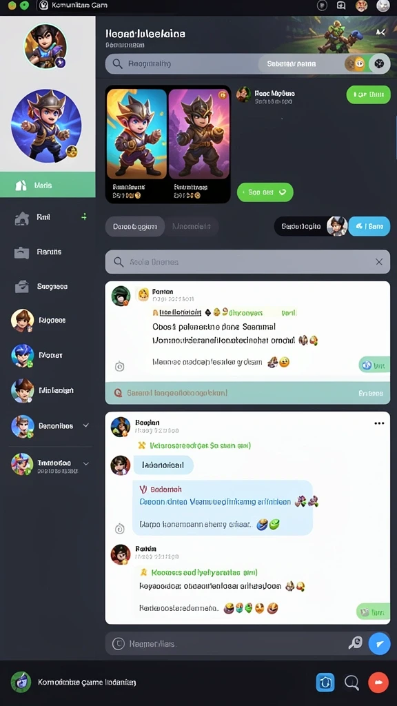 Fitur interaktif antar pemain yang menyenangkan.