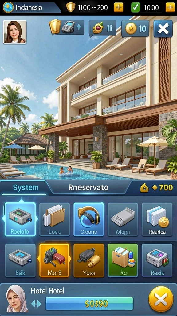 Sistem reward yang memotivasi pemain.
