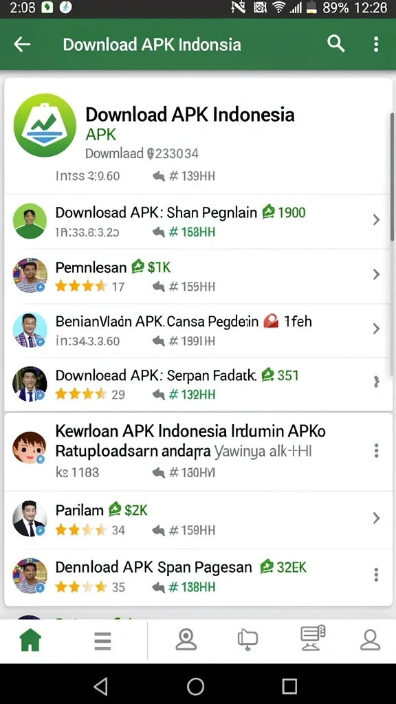 Screenshot menampilkan pilihan permainan slot yang beragam.