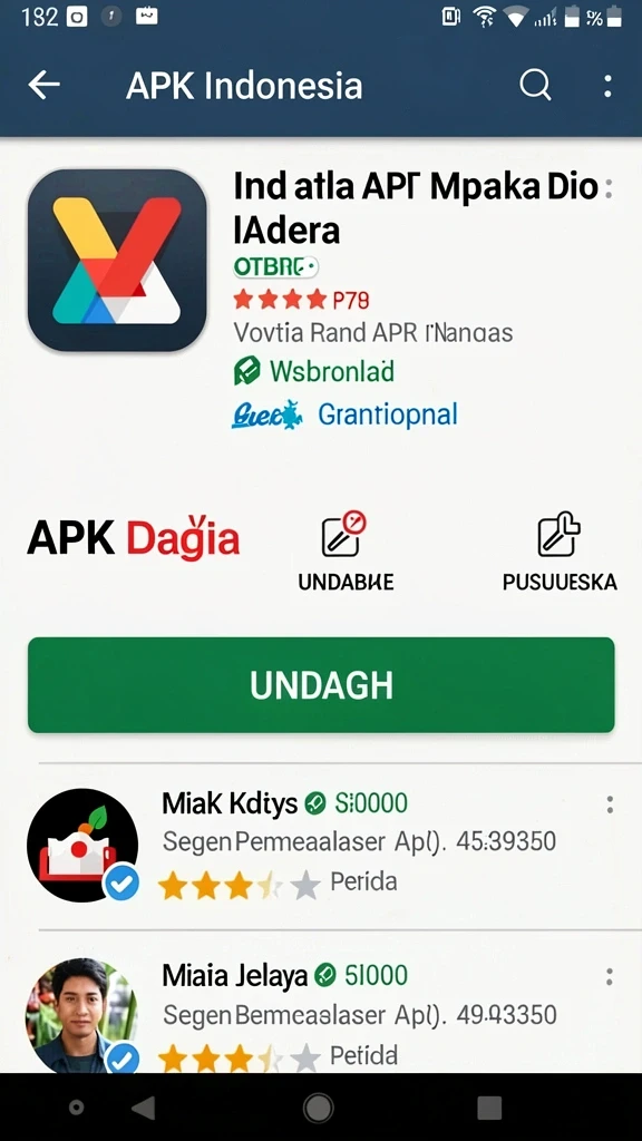 Tampilan antarmuka yang ramah pengguna.