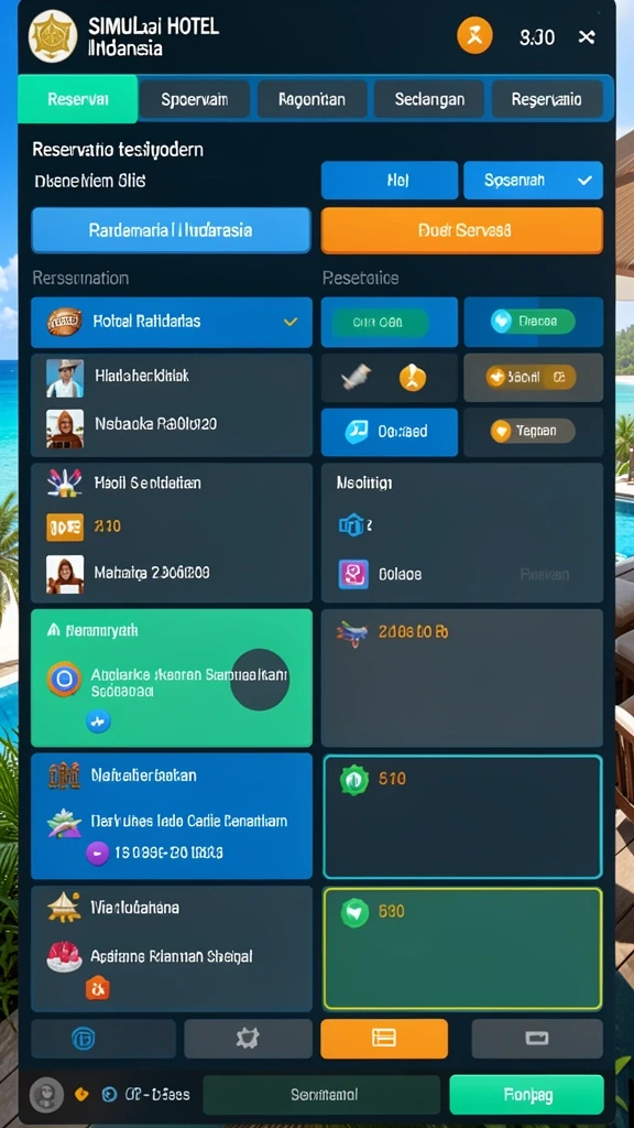 Screen gameplay saat menghadapi tantangan baru.