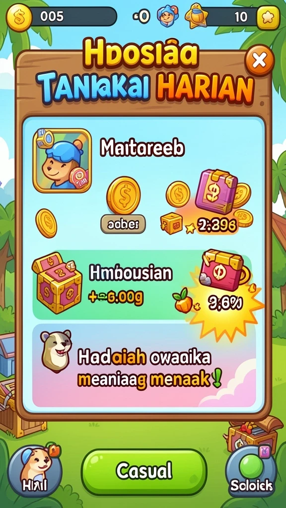 Tantangan level yang membuat adrenalin meningkat.
