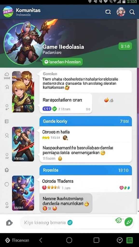 Tampilan grafis yang memukau dan detail karakter.