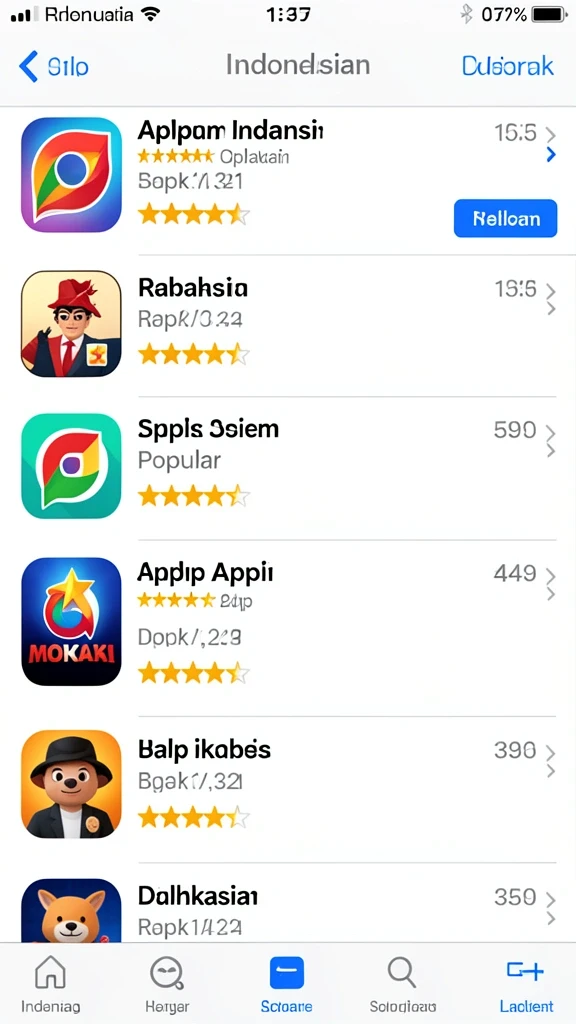 Tampilan antarmuka pengguna yang intuitif dan mudah dipahami.